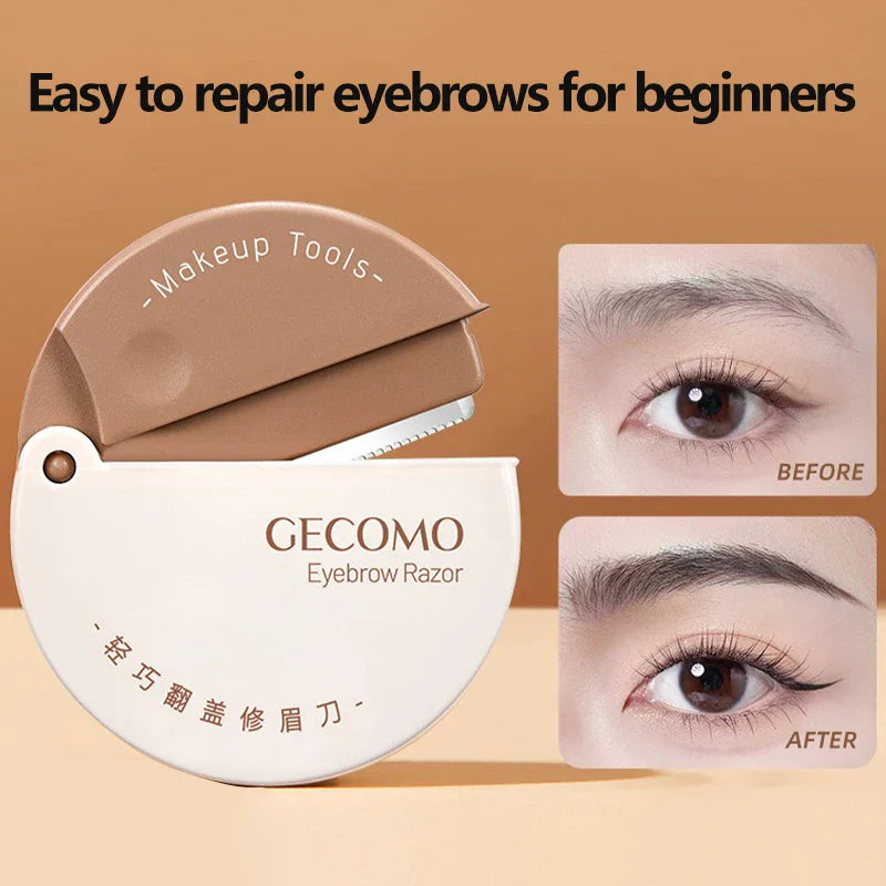 Portable Folding Eyebrow Razor – Stainless Steel Blade