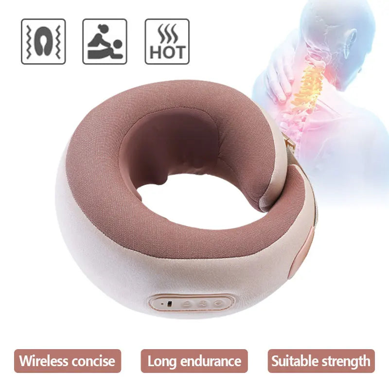 U-Shaped Heated Neck Massager